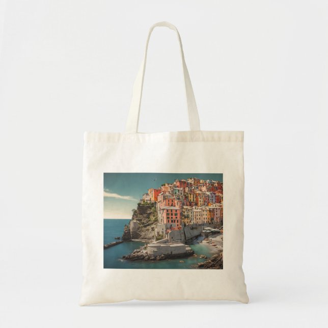 Cinque Terre Tote Bag (5 terre d) (Front)