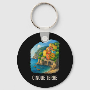 Cinque Terre Travel Italy Escape Monterosso Coast Key Ring