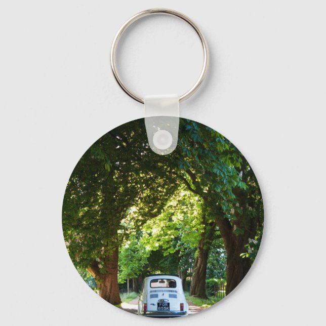 Cinquecento Fiat 500 Key Ring (Front)