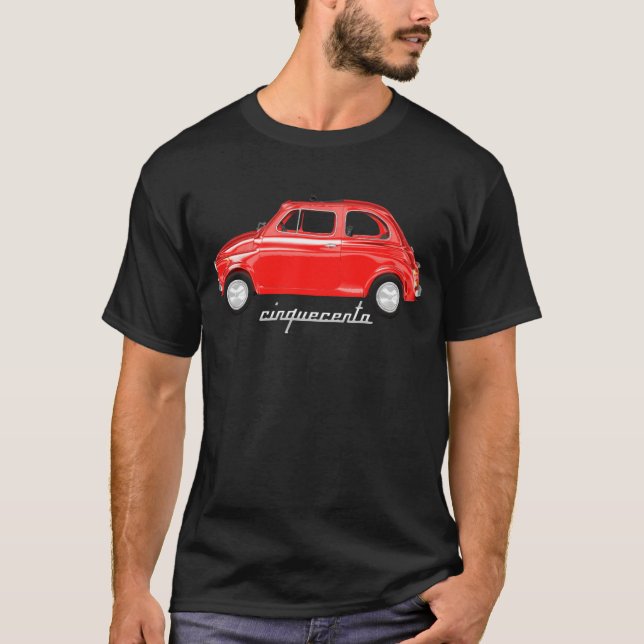 cinquecento t-shirt fiat 500 (Front)