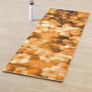 Cinquefoil Flowers Sunlight Sparkling on Water Yoga Mat