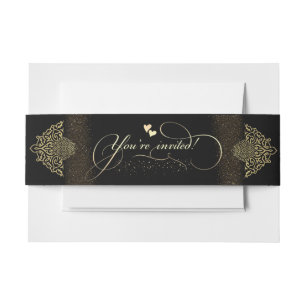 Cintas para invitaciones estás invitado invitation belly band
