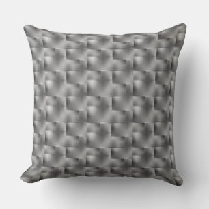 Cinza com retângulos e efeito de profundidade... cushion