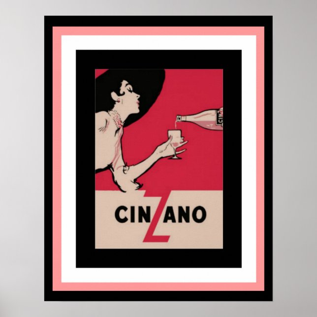 Cinzano Poster 16 x 20 (Front)