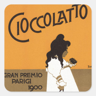 Cioccolato Suchard Square Sticker