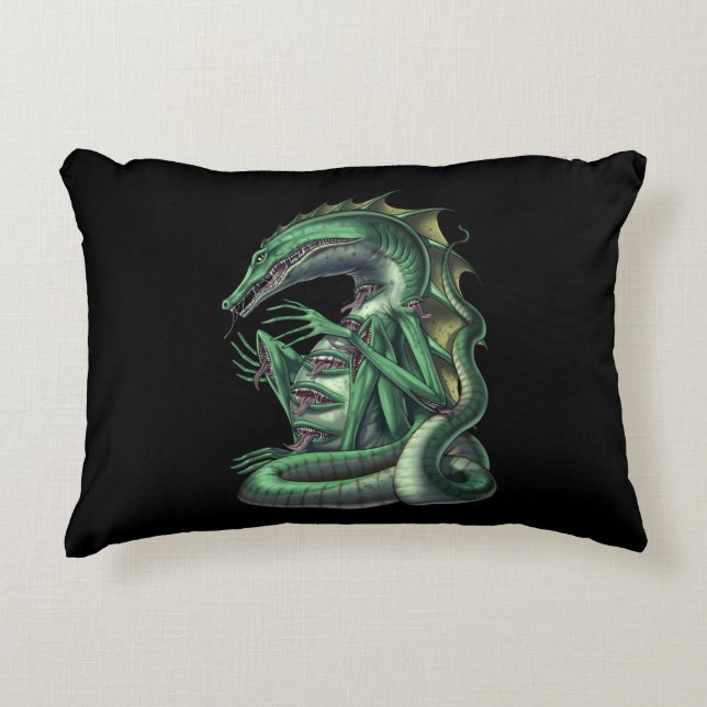 CipactliAztec Mythology Creature Cipactli Decorative Cushion (Front)