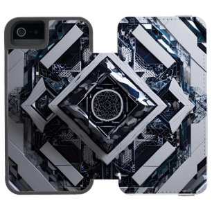 Cipher of the Fold: Meta-Structure in Glacial Tone Incipio Watson™ iPhone 5 Wallet Case