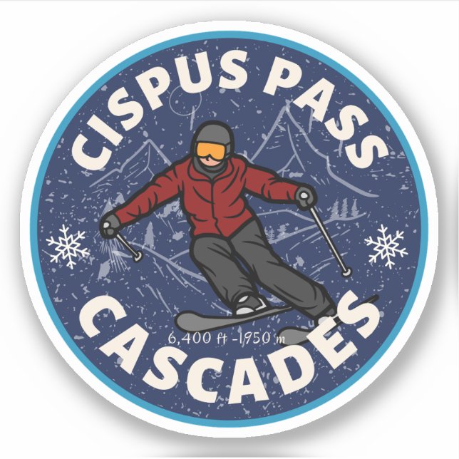 cipus pass ski washington alpine trials (Front)