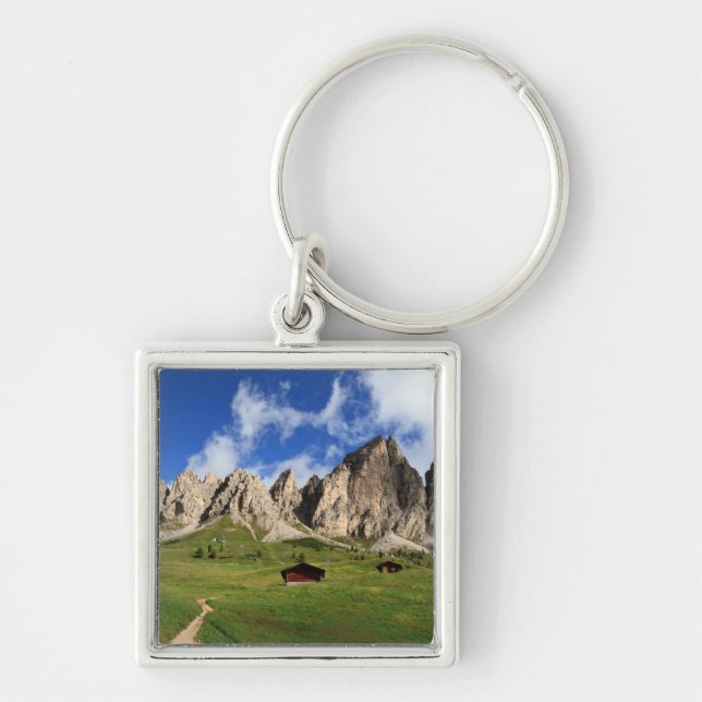 Cir Dolomites - Gardena pass Key Ring (Front)
