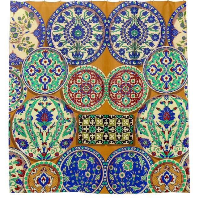 circa 1890 Persian motifs print Shower Curtain (Front)