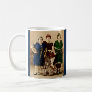 circa 1910 Atlantic City bathing beauties RPPC Coffee Mug