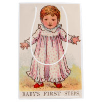 circa 1910 Baby’s First Steps print