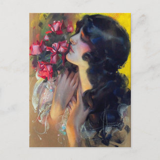 circa 1910 dream of roses postcard
