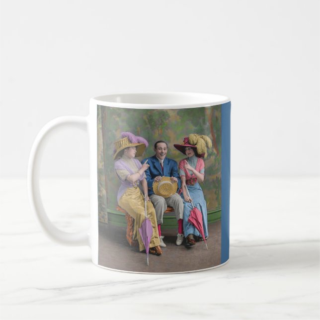 circa 1910 vaudeville performers print coffee mug (Left)