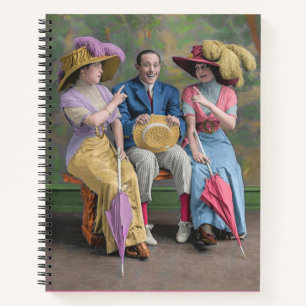 circa 1910 vaudeville performers print notebook