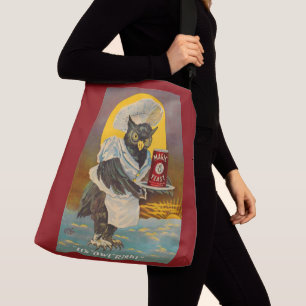 circa 1912 Magic Yeast owl ad print Crossbody Bag