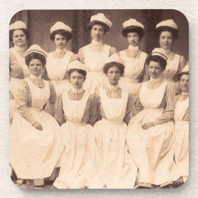 circa 1914 nursing school graduates coaster (Front)