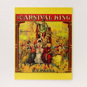 circa 1915 sheet music The Carnival King Jigsaw Puzzle