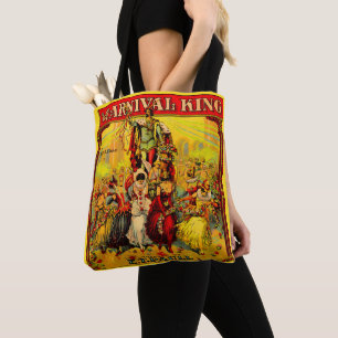 circa 1915 sheet music The Carnival King print Tote Bag