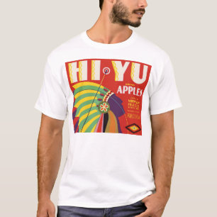 circa 1930 Hy Yu apple crate label print T-Shirt