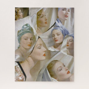 circa 1940 beautiful women jigsaw puzzle
