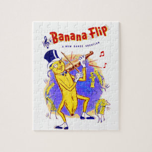circa 1950 Banana Flip sheet music print Jigsaw Puzzle
