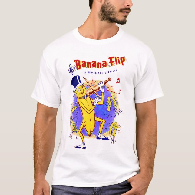 circa 1950 Banana Flip sheet music print T-Shirt (Front)