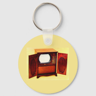 circa 1950 television set no. 1 key ring