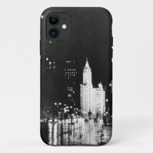 circa 1954:  A view down Michigan Avenue iPhone 11 Case