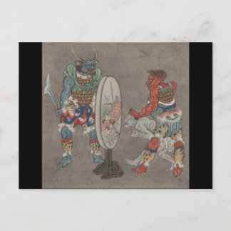 Circa 19th Century Japanese Art Postcard