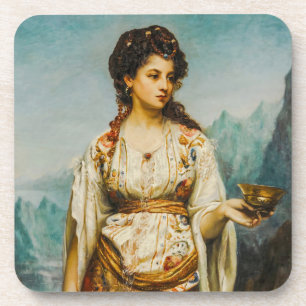 Circe by Jean Jules Bardin (1875) Coaster