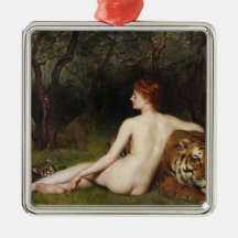 Circe (Goddess and Big Bad Cats) (by John Collier)