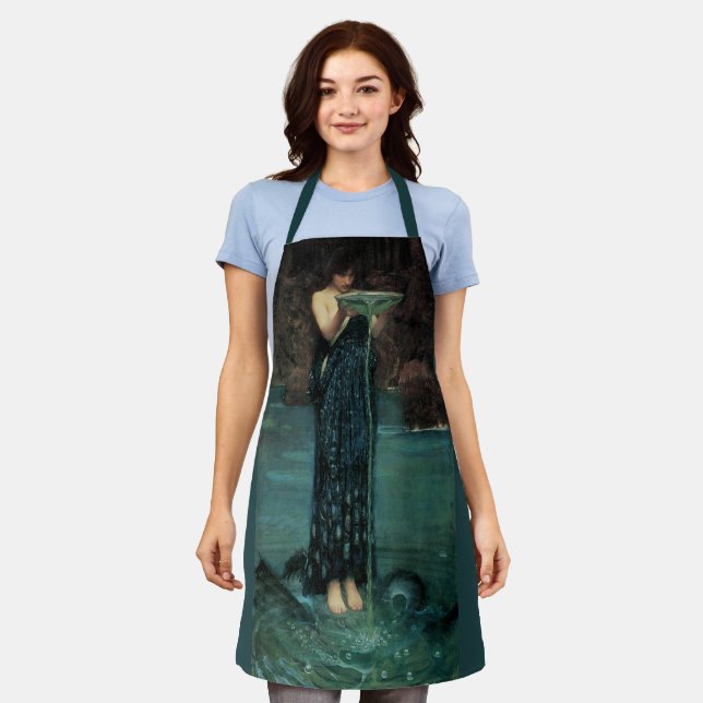 Circe Invidiosa by John William Waterhouse Apron (Worn)
