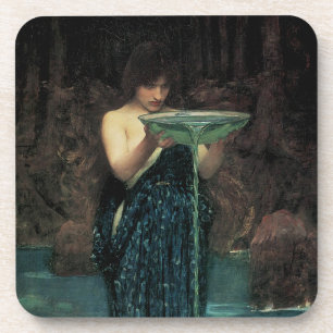 Circe Invidiosa by John William Waterhouse Coaster