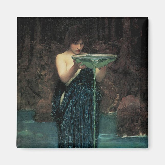 Circe Invidiosa by John William Waterhouse Magnet (Front)