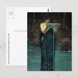 Circe Invidiosa by John William Waterhouse Postcard
