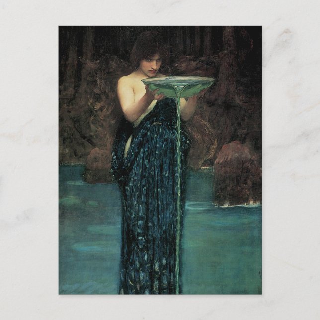 Circe Invidiosa by John William Waterhouse Postcard (Front)
