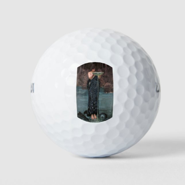 Circe Invidiosa (Classical Greek Mythology) Golf Balls (Front)