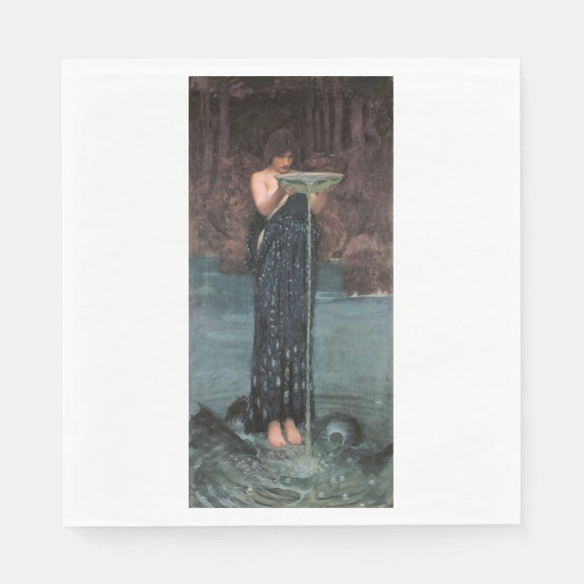 Circe Invidiosa (Classical Greek Mythology) Napkin (Front)