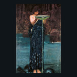 Circe Invidiosa. Jealous Circe, 1892 by John Willi Poster<br><div class="desc">Circe Invidiosa. Jealous Circe,  1892 by John William Waterhouse</div>