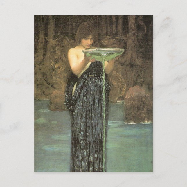 Circe Invidiosa - John William Waterhouse Postcard (Front)