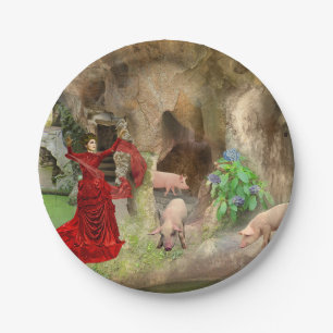 Circe na Quinta da Regaleira Paper Plate
