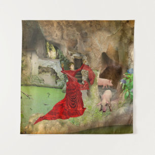 Circe na Quinta da Regaleira Tapestry