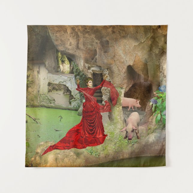Circe na Quinta da Regaleira Tapestry (Front)