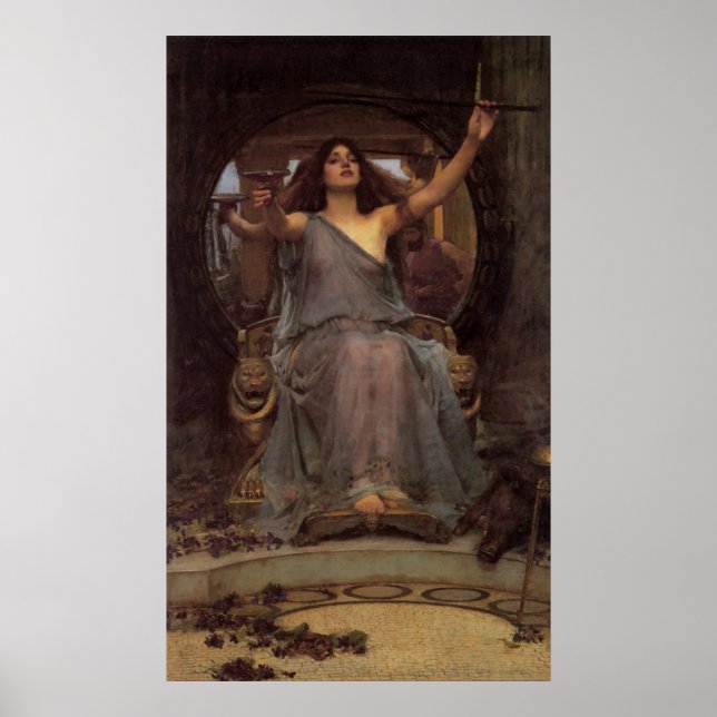 Circe Offering the Cup Canvas Print (Front)