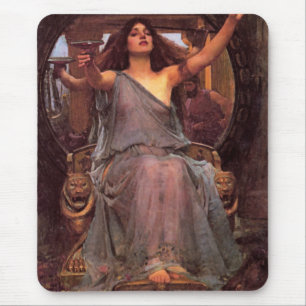 "Circe Offering the Cup to Odysseus" Mouse Pad
