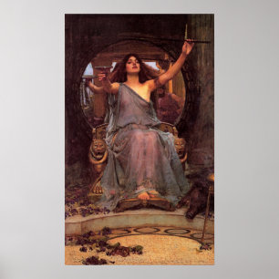 "Circe Offering the Cup to Odysseus"  Poster