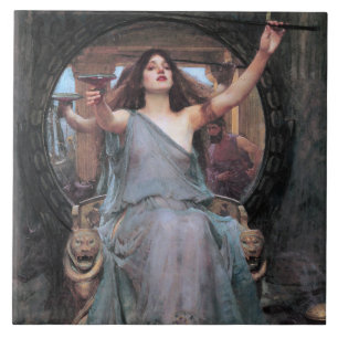 Circe Offering the Cup to Odysseus, Waterhouse Ceramic Tile