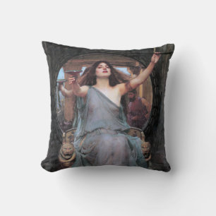 Circe Offering the Cup to Odysseus, Waterhouse Cushion