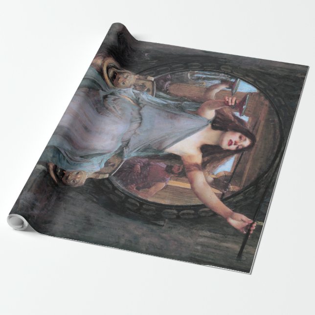Circe Offering the Cup to Odysseus, Waterhouse Wrapping Paper (Unrolled)